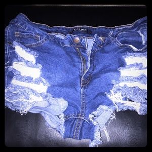 Jean shorts